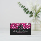 Pink-bezaubernde Visitenkarte (Stehend Vorderseite)