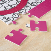 PINK BICYCLE BIKE JIGSAW PUZZLE (Seite)