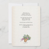 Pink Bicycle Einladung individuell (Rückseite)