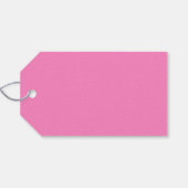 Pink Bicycle Gift Tags Geschenkanhänger (Rückseite Horizontal)