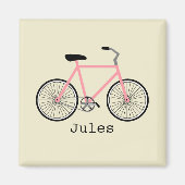 Pink Bicycle Magnet (Vorne)