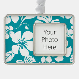 PINK BIKINI (AQUAMARINE) Rahmen-Ornament SILBER