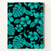 PINK BIKINI (BLACK/AQUAMARIN) SpiralNotebook Notizblock (Rückseite)