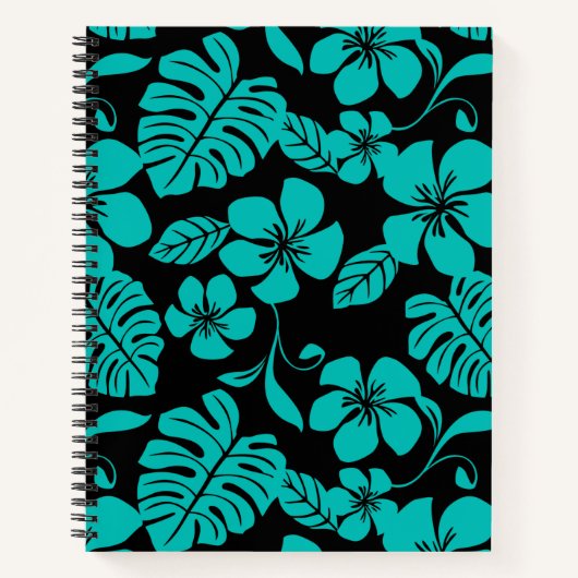 PINK BIKINI (BLACK/AQUAMARIN) SpiralNotebook Notizblock (Vorderseite)
