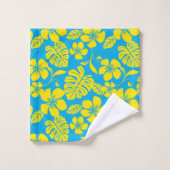 PINK BIKINI (BLAU/GELB) BAD TOWEL SET (Waschlappen)