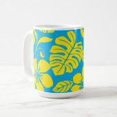PINK BIKINI (BLAU/GELB) KAFFEETASSE (Vorderseite Links)