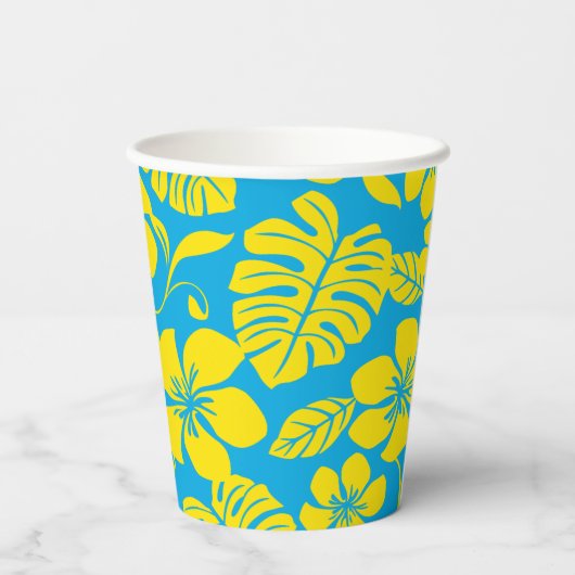 PINK BIKINI (BLAU/GELB) PAPPBECHER (Rückseite)