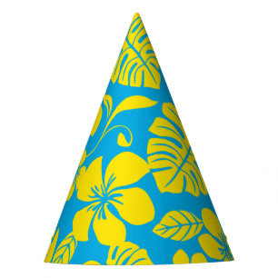 PINK BIKINI (BLAU/GELBE) PARTY HAT PARTYHÜTCHEN