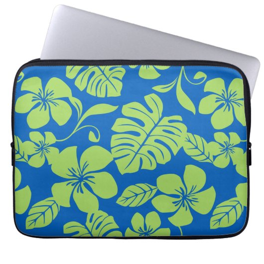 PINK BIKINI (BLAU/GRÜNE) LAPTOPSCHUTZHÜLLE (Vorderseite)