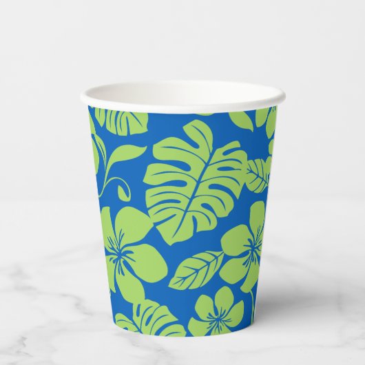 PINK BIKINI (BLAU/GRÜNE) PAPPBECHER (Rückseite)