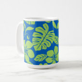 PINK BIKINI (BLAU/GRÜNE) Tasse (Vorderseite Links)