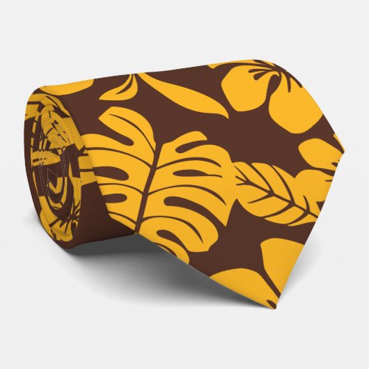 PINK BIKINI (BROWN/GOLD) KRAWATTE (Gerollt)