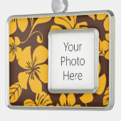 PINK BIKINI (BROWN/GOLD) Rahmen-Ornament SILBER (Links)