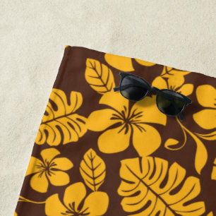 PINK BIKINI (BROWN/GOLD) STRANDTUCH