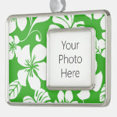 PINK BIKINI (CITRUS GREEN) Rahmen-Ornament SILBER (Links)