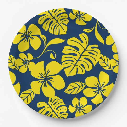 PINK BIKINI (DARK BLUE/YELLOW) PAPPTELLER (Vorderseite)