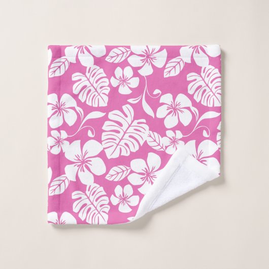PINK BIKINI (FLAMINGO PINK) BAD TOWEL SET (Waschlappen)