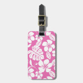 PINK BIKINI (FLAMINGO PINK) LUGGAGE TAG GEPÄCKANHÄNGER (Vorderseite vertikal)