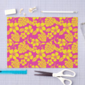 PINK BIKINI (HOT PINK/YELLOW) SEIDENPAPIER (Handwerk)
