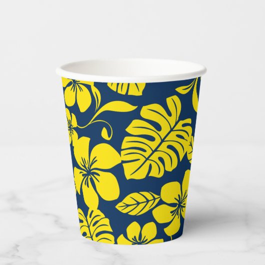 PINK BIKINI (NAVY/YELLOW) PAPPBECHER (Vorderseite)