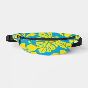 PINK BIKINI PATTER IN BLAU/GELB BAUCHTASCHE