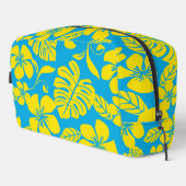 PINK BIKINI PATTER IN BLAU/GELB WASCHBEUTEL (Rechte Ecke)