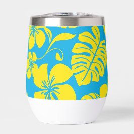 PINK BIKINI PATTER IN BLAU UND GELB