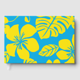 PINK BIKINI PATTER IN BLAU UND GELB GÄSTEBUCH