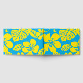 PINK BIKINI PATTER IN BLAU UND GELB GÄSTEBUCH (Voll)