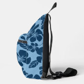 PINK BIKINI-PATTER IN BLAU x 2 Crossbody Bag (Rechts)