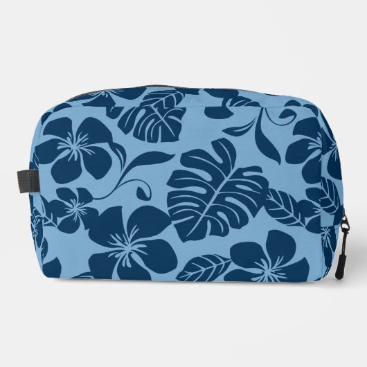 PINK BIKINI-PATTER IN BLAU x 2 Waschbeutel (Vorderseite)