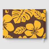 PINK BIKINI PATTER IN BROWN UND GOLD GÄSTEBUCH (Rückseite)