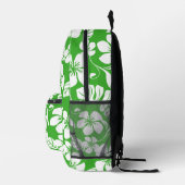 PINK BIKINI PATTER IN GRASS GREEN BEDRUCKTER RUCKSACK (Rechts)