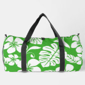 PINK BIKINI PATTER IN GRASS GREEN DUFFLE BAG (Rückseite)