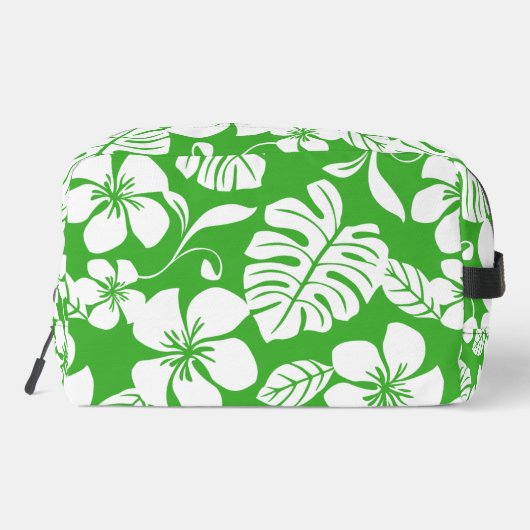 PINK BIKINI PATTER IN GRASS GREEN WASCHBEUTEL (Rückseite)