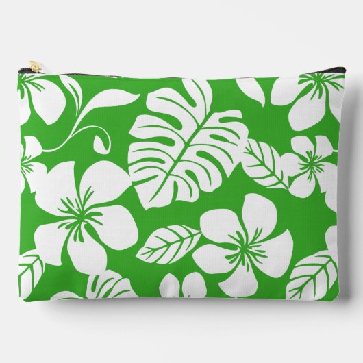 PINK BIKINI PATTER IN GRASS GREEN ZUBEHÖRTASCHE (Vorderseite)