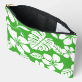 PINK BIKINI PATTER IN GRASS GREEN ZUBEHÖRTASCHE (Offen)