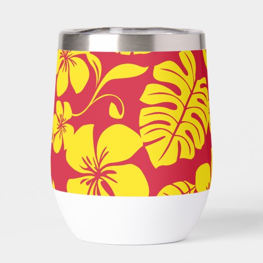 PINK BIKINI PATTER IN ROT/GOLD (Rückseite)