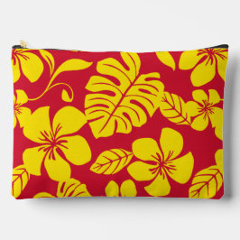 PINK BIKINI PATTER IN ROT/GOLD ZUBEHÖRTASCHE