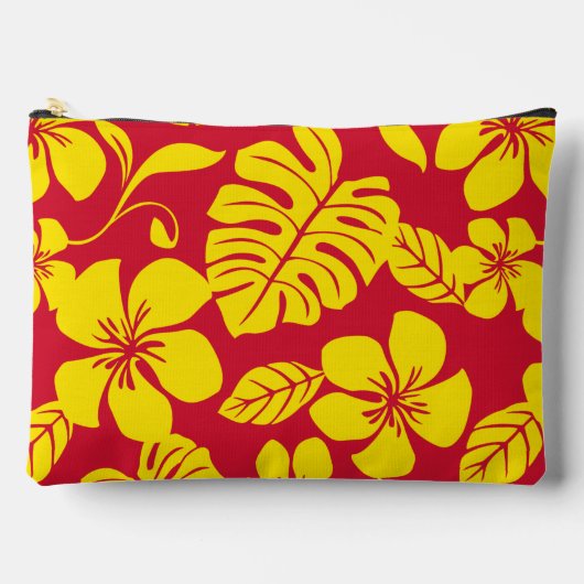 PINK BIKINI PATTER IN ROT/GOLD ZUBEHÖRTASCHE (Vorderseite)