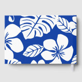 PINK BIKINI PATTER IN ROYAL BLAUE GÄSTEBUCH (Rückseite)