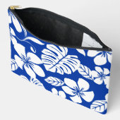 PINK BIKINI PATTER IN ROYAL BLAUE ZUBEHÖRTASCHE (Offen)