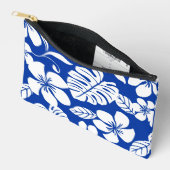 PINK BIKINI PATTER IN ROYAL BLAUE ZUBEHÖRTASCHE (Offen)