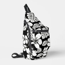 PINK BIKINI PATTER IN SCHWARZ