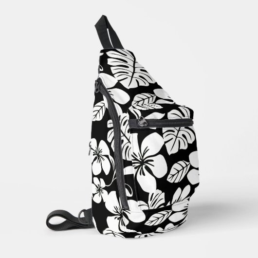 PINK BIKINI PATTER IN SCHWARZ CROSSBODY BAG (Linke Seite)