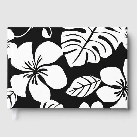 PINK BIKINI PATTER IN SCHWARZ UND WEISS GÄSTEBUCH (Vorderseite)