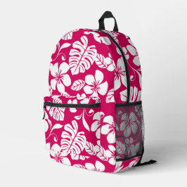 PINK BIKINI PATTER IN STRAWBERRY RED BEDRUCKTER RUCKSACK