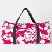 PINK BIKINI PATTER IN STRAWBERRY RED DUFFLE BAG (Vorderseite)