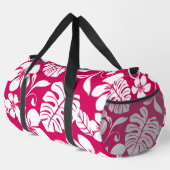 PINK BIKINI PATTER IN STRAWBERRY RED DUFFLE BAG (Rechte Ecke)