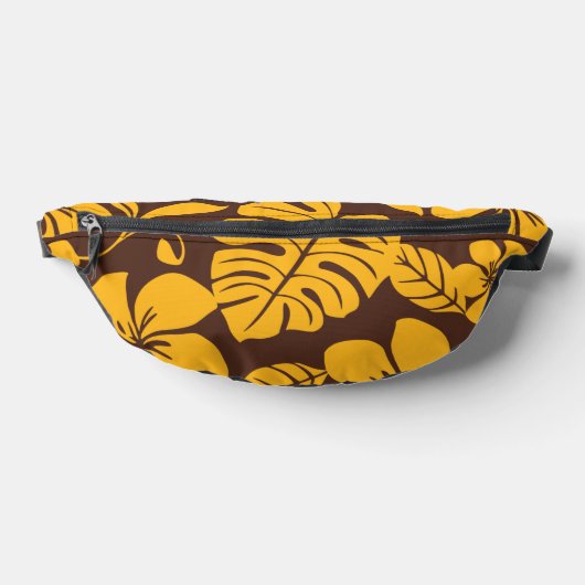 PINK BIKINI PATTERN IN BROWN/GOLD BAUCHTASCHE (Ablage )